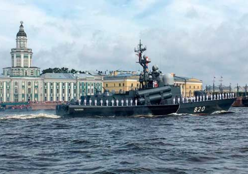 Петербург готовится к главному военно-морскому параду